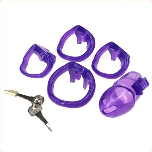 HTV Purple Cock Cage